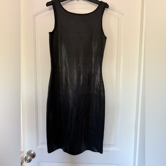 St.John Couture Sparkly Paillettes Studs Cocktail Dress Size 4 - Picture 1 of 11